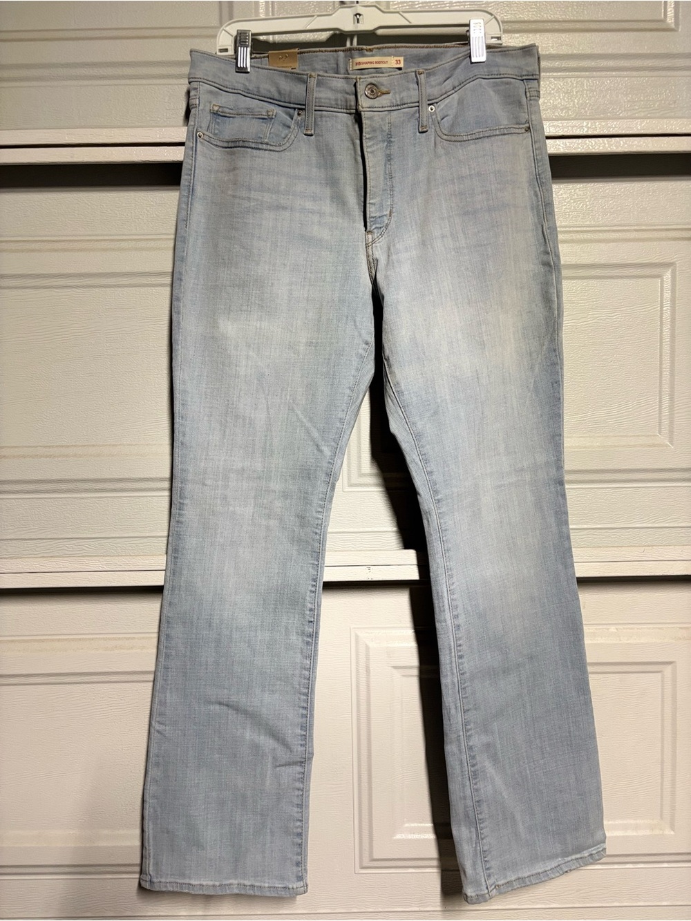 Levi's 315 shaping bootcut Light Blue Straight Leg Jeans